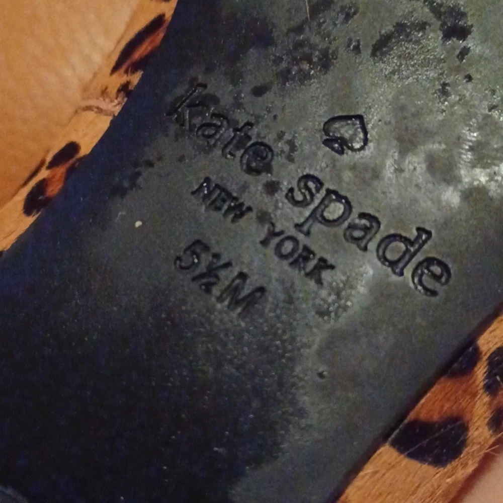 > Kate Spade Brown Leopard Flats Women's Size 5.5